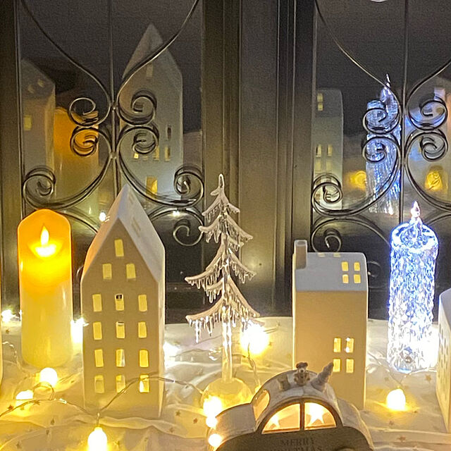 yumirilのランクチュアリー-LEDイルミネーションライト 電池式 3ｍ ストリングライト ボール型 20球 クリスマス ツリー イベント 屋外 屋内 インスタ映え かわいい ガーデニング 幻想的の家具・インテリア写真