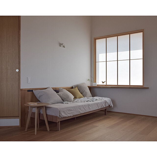 SHIOの無印良品-【SALE】 無印良品 ワッフル座ぶとんカバー 55×59cm用 ベージュ 良品計画の家具・インテリア写真