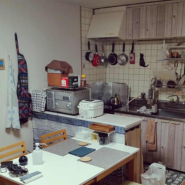ws-reiの-あこがれの白いキッチンに貼る白タイル保護シートの会 フェリシモ FELISSIMOの家具・インテリア写真