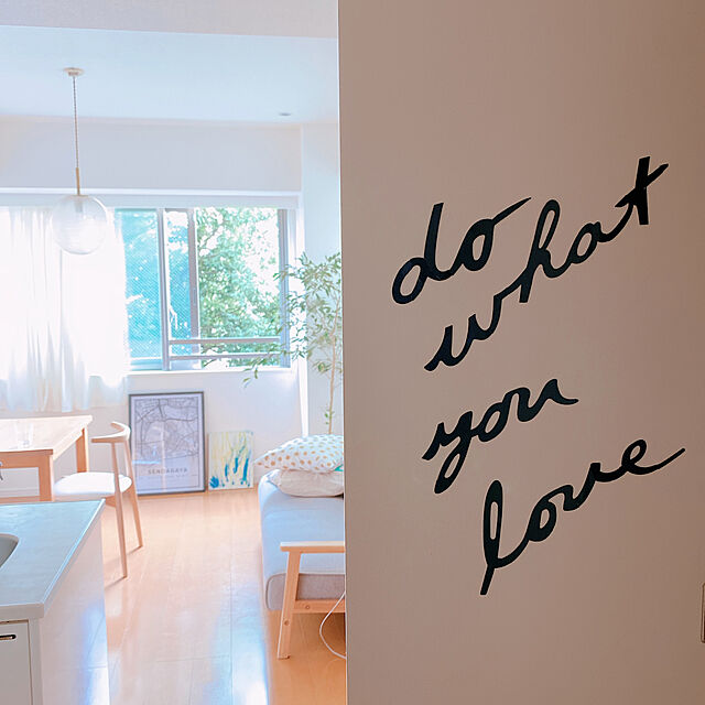SarryGreenのAbz Company-【Abz Company 】ウォール デコレーション ウォールデコ ステッカー カラー： ブラック 「Do What You Love 」 8個の家具・インテリア写真