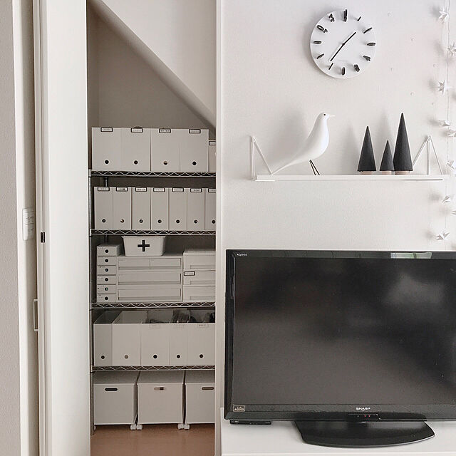 mikiのニトリ-収納ケース Nインボックス(W) レギュラー(ホワイト) 収納ボックス の家具・インテリア写真