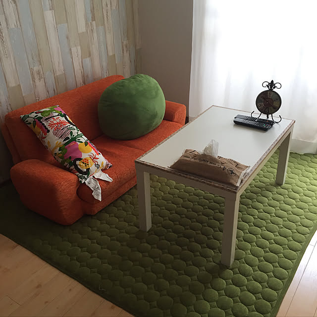 MACYのニトリ-モチモチクッション(GR 直径60) の家具・インテリア写真