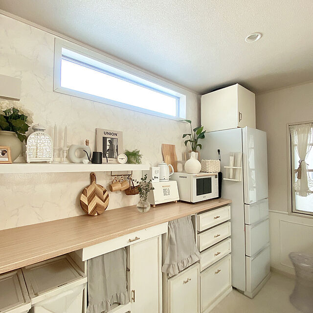 mii_home_39のニトリ-キッチンボード (ラピス 120 ミッドナイト) の家具・インテリア写真