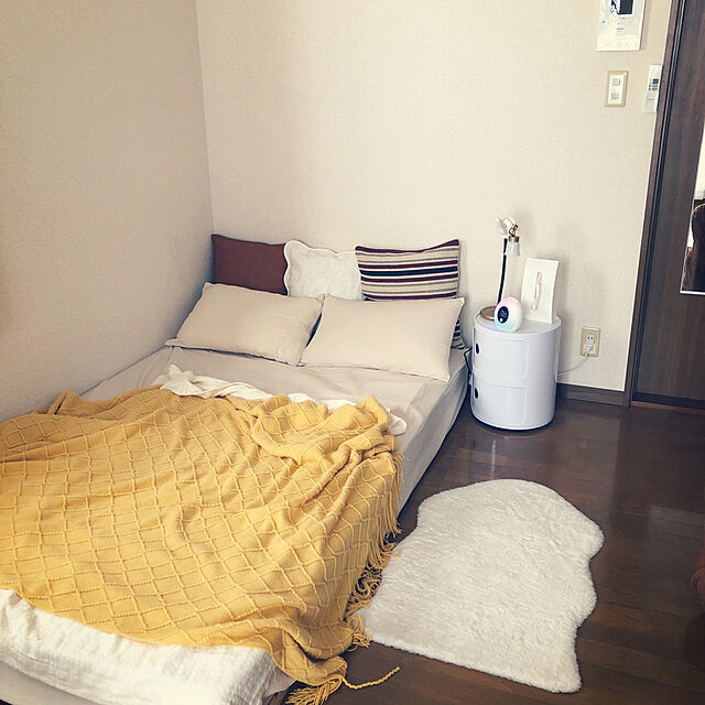 h_t_m__roomのニトリ-枕カバー(NコットンリネンW BE S) の家具・インテリア写真