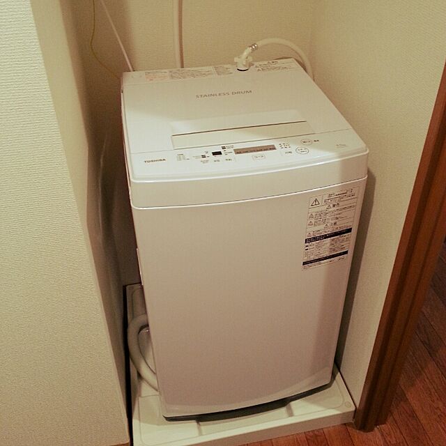 7033の-【標準設置費込み】 東芝 全自動洗濯機 （洗濯4.5kg）　AW-45M5-W ピュアホワイト[AW45M5_W] [一人暮らし 単身 単身赴任 新生活 家電]の家具・インテリア写真