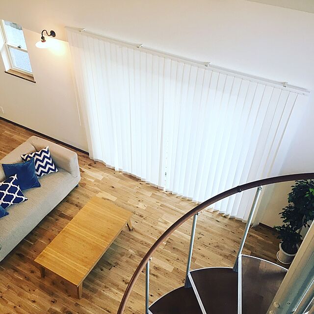 Miyukiの-青い地中海　北欧風　インポートおしゃれ リネン クッションカバー　60x60cmの家具・インテリア写真