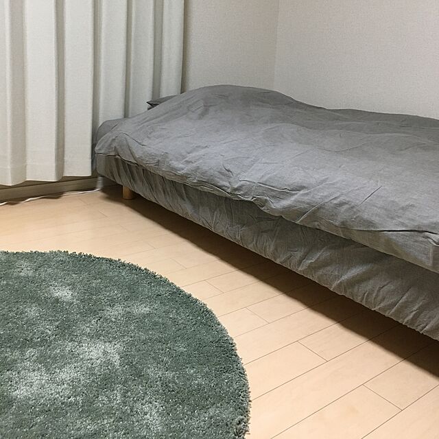 riiの無印良品-麻わたベッドパッド・ゴム付／ＳＤの家具・インテリア写真