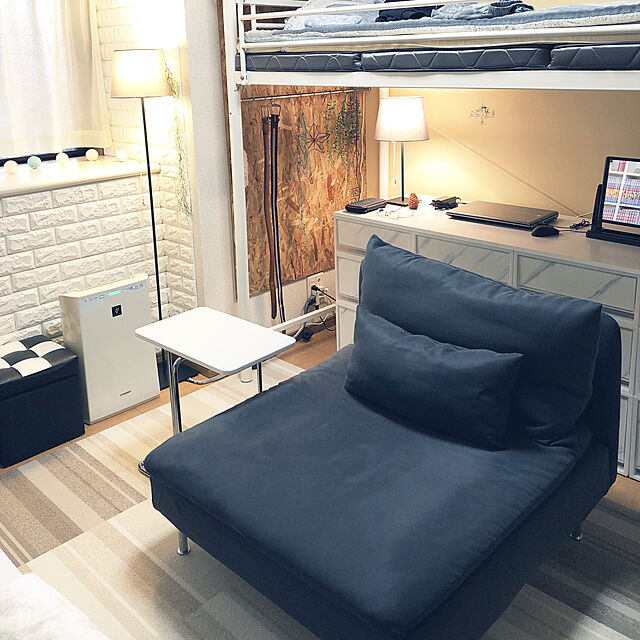 kanaのイケア-【あす楽】IKEA イケア サイドテーブル ホワイト 白 50x30cm z70393513 RIAN リーアン 寝具 収納 ナイトテーブル おしゃれ シンプル 北欧 かわいい 家具の家具・インテリア写真