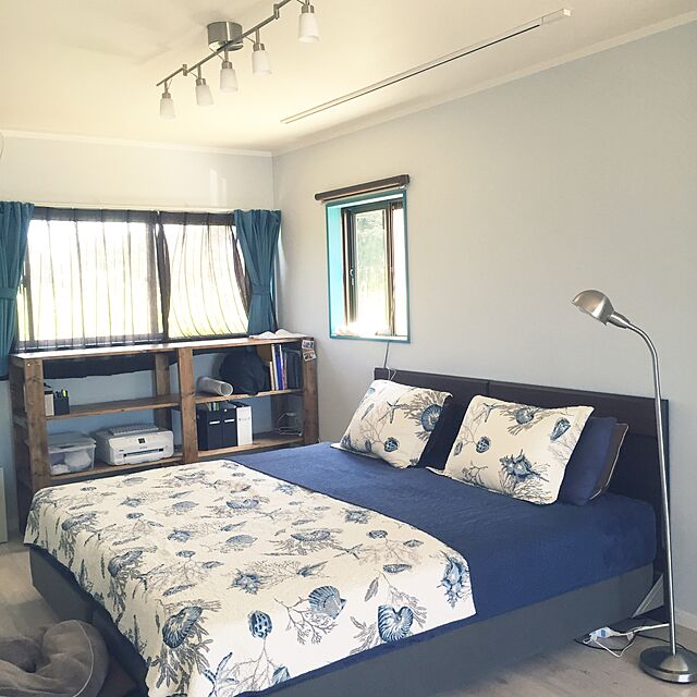Yukieのノーブランド品-選べる12色ベッドスプレッド 枕カバー ベッドカバー/キルトの家具・インテリア写真