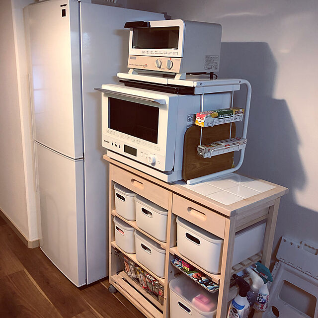 naoの-【無料長期保証】シャープ SJ-PD28G-W 2ドア プラズマクラスター冷蔵庫 (280L・右開き) ホワイト系の家具・インテリア写真