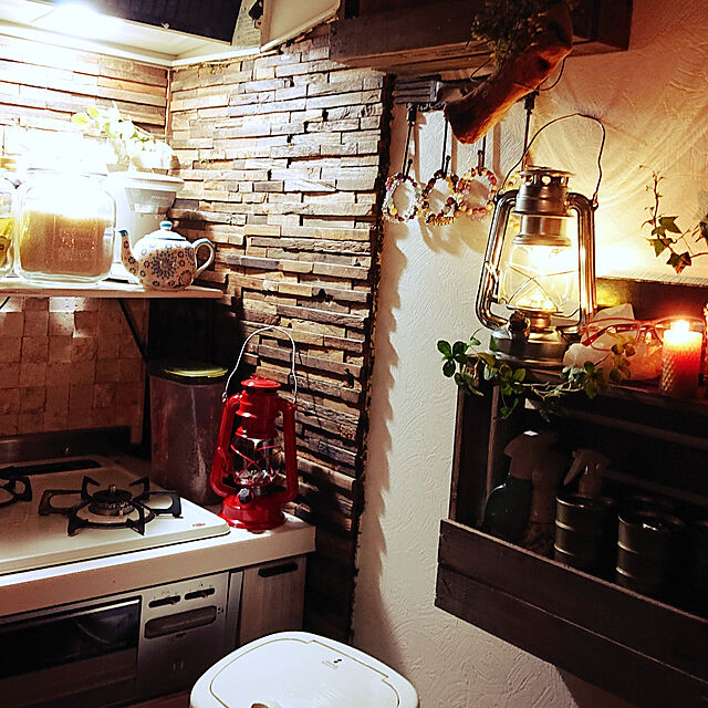 kajyuの-アンティーク風 雑貨 J.W.ボックスD アンティーク風木箱 巾40×奥行32×高さ20cm 1個セットの家具・インテリア写真