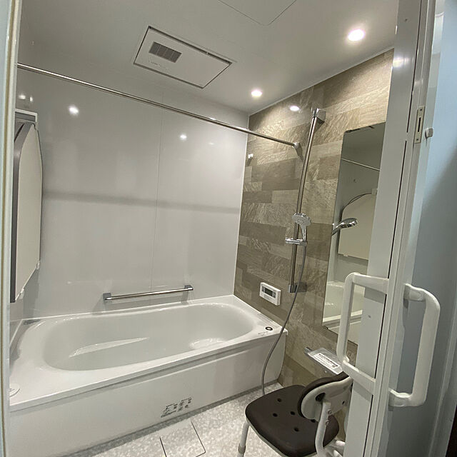 mikiの-シャワーチェア［ユクリア］コンパクトスツールN(PN-L41121A・D・BR) 浴室いす シャワーベンチ パナソニック Panasonicの家具・インテリア写真