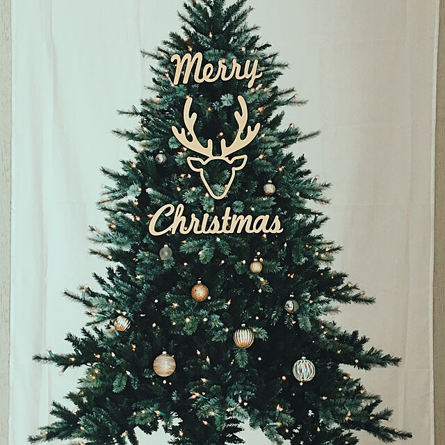 donkoの-【メール便】クリスマスツリー タペストリー 壁掛け おしゃれ 北欧 大判 高さ145cm 横95cm ハロウィン リアルな木【おとぎの国】の家具・インテリア写真