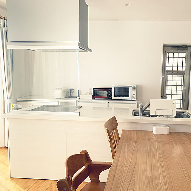 koko_hikaのニトリ-ティッシュボックス(ラティス WH) の家具・インテリア写真