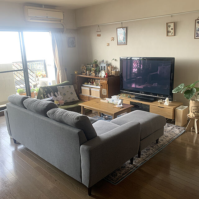 JUNの萩原-洗えるフランネルラグ カメオの家具・インテリア写真
