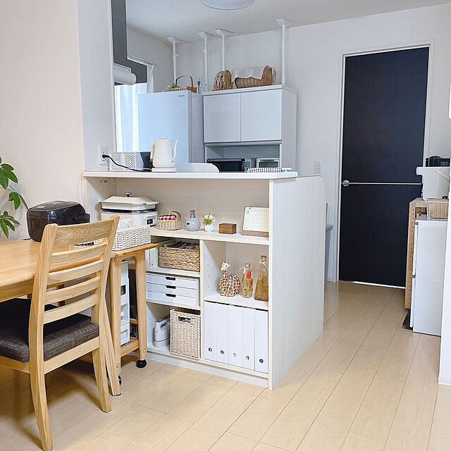 asuのニトリ-ワゴン(アルナス80 LBR) の家具・インテリア写真
