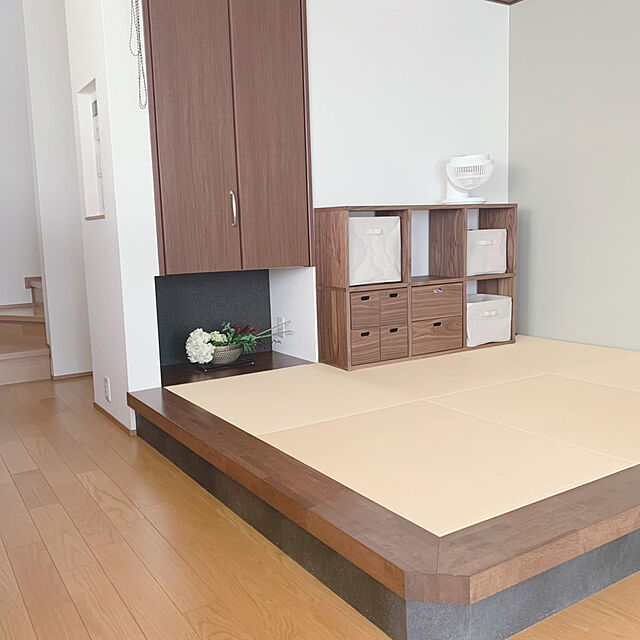 shiranuiの無印良品-無印良品 スタッキングシェルフセット・3段 幅82×奥行28.5×高さ121cm 37267084の家具・インテリア写真