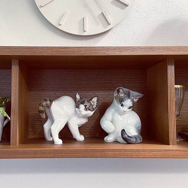 kouの-ローゼンタール Th.KARNER フィギュリン 見つめる猫 Rosenthalの家具・インテリア写真