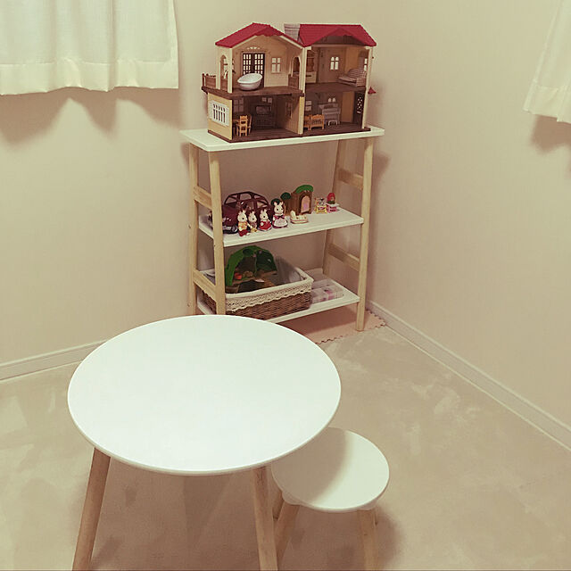 sayakaのニトリ-キッズラック(キッピ WH) の家具・インテリア写真