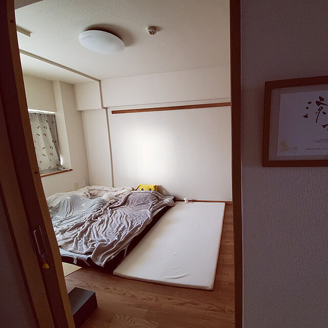 siromochiのニトリ-毛布 シングル(Nウォーム モイストSP o-i GY S) の家具・インテリア写真