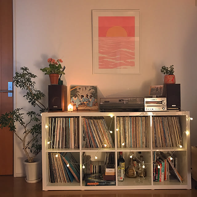 IKEA家具】KALLAX カラックス シェルフユニット, ホワイト 182×182