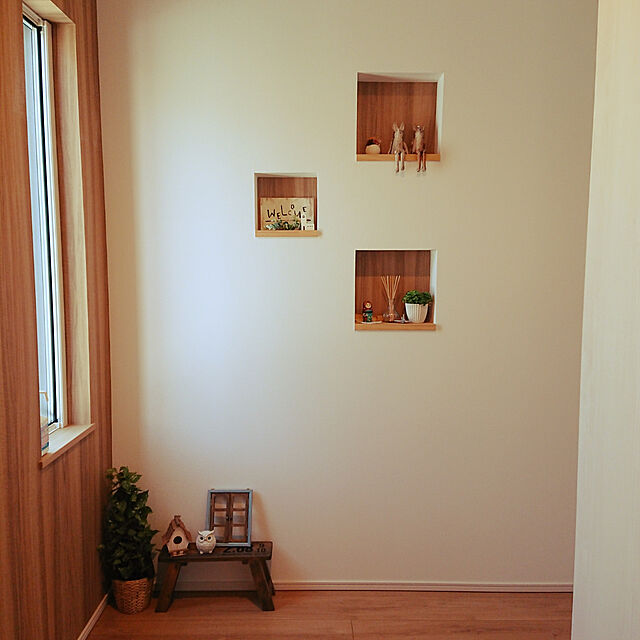 yuuriのポッシュリビング-40966 ミニウィンドウフレーム ホワイトの家具・インテリア写真