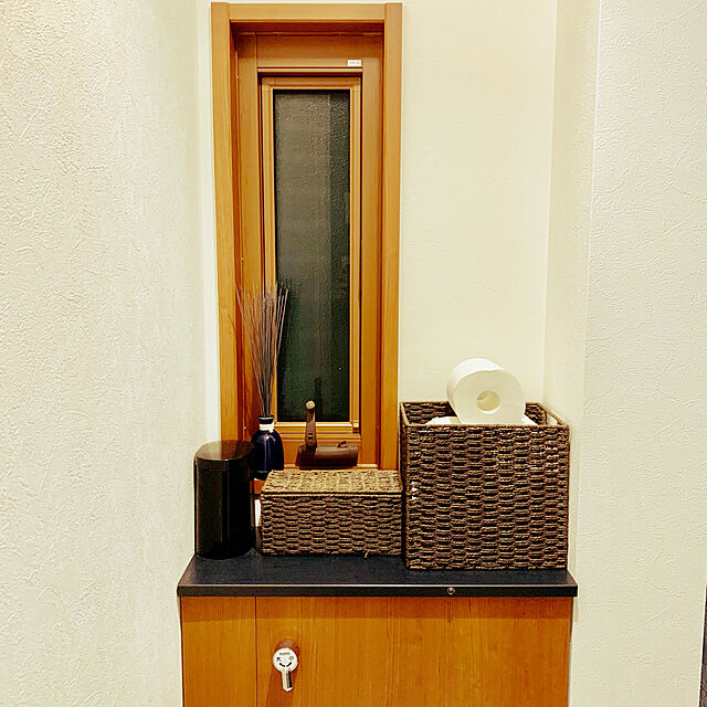 Yumi-springのニトリ-[幅19cm]バスケット ライラ3　タテハーフ  【玄関先迄納品】の家具・インテリア写真