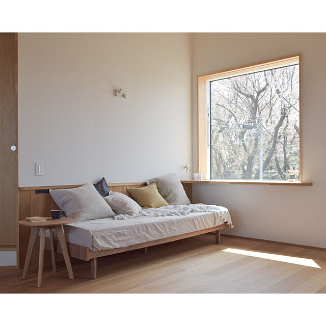 SHIOの無印良品-無印良品 洗えるクッション 43×43cm 2個 良品計画の家具・インテリア写真