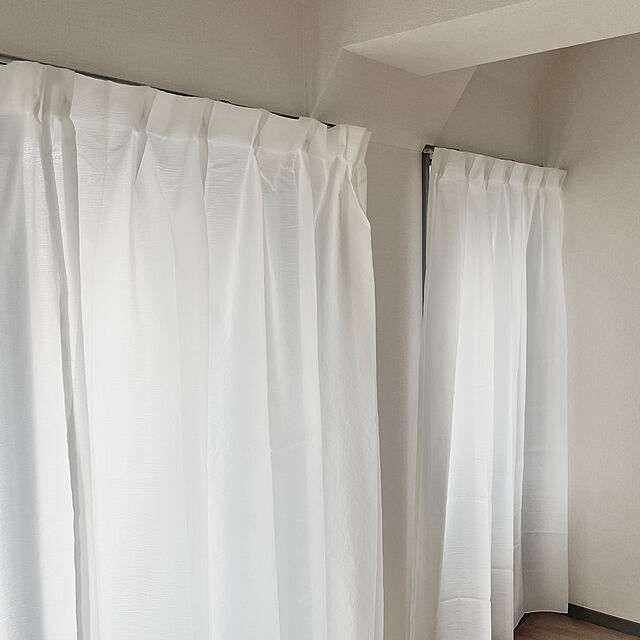 ninaのニトリ-遮像・採光156サイズレースカーテン Nナチュレ(WV 100×176×2) の家具・インテリア写真