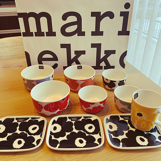 fuuchanのmarimekko-マリメッコ ウニッコ プレート15×12cm ホワイト/ブラック marimekko UNIKKOの家具・インテリア写真