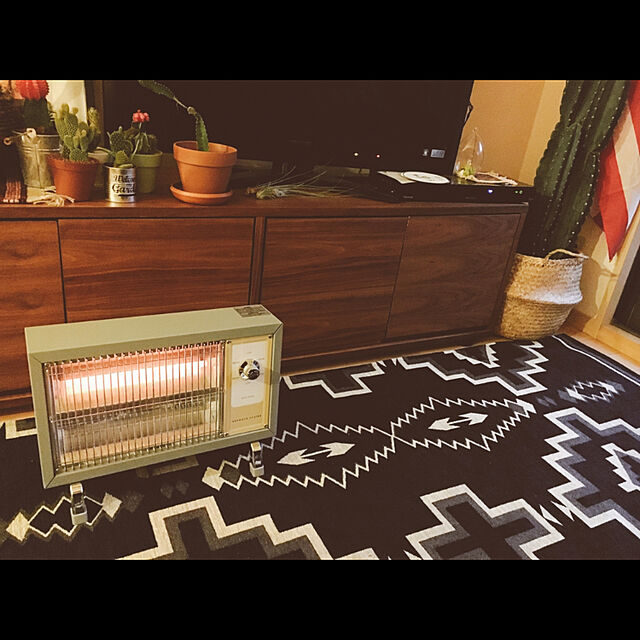 yukikoの-電気ヒーター ハモサ レトロヒーター（HAMOSA RETRO HEATER） アンティークデザインがおしゃれでインスタ映えする電気ヒーター。小型なので、トイレヤ脱衣所、キッチンでの足元などに。の家具・インテリア写真