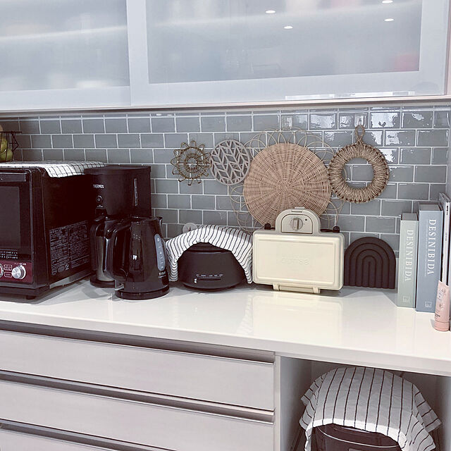 doremiの-キッチン ラタン フラワー ランチマット ベージュの家具・インテリア写真