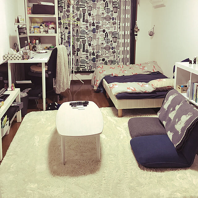 poooooooの-マットレスベッド セミダブル 脚付き セミダブルマットレス 分割 ホワイト 簡単組立 ソファー ブラックの家具・インテリア写真