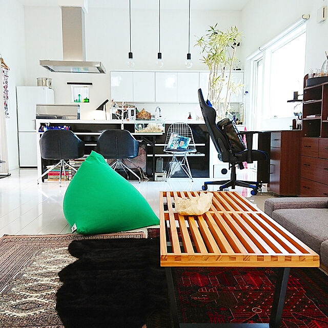 nonononakaのニトリ-ロフトベッド(デニッシュR MBR/BK) の家具・インテリア写真