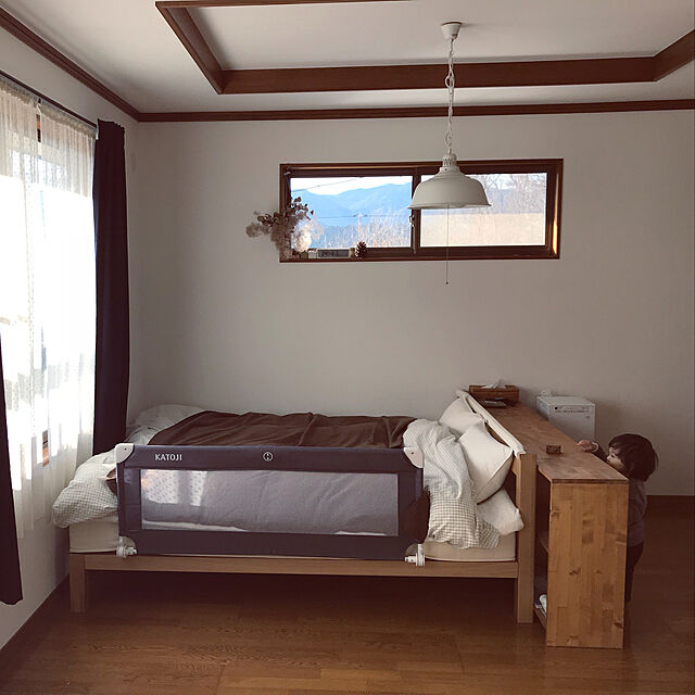 marucoの無印良品-オーク材ベッド／クィーンの家具・インテリア写真