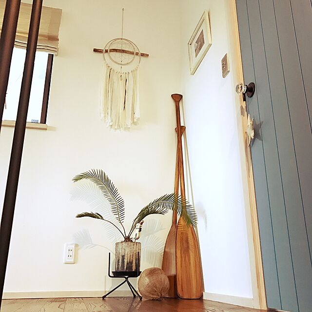 Ayumiの-ポットスタンドフォーク 25L 　≪植木鉢 ガーデン雑貨 おしゃれ 可愛い アイアンスタンド スチール製 インテリア≫の家具・インテリア写真
