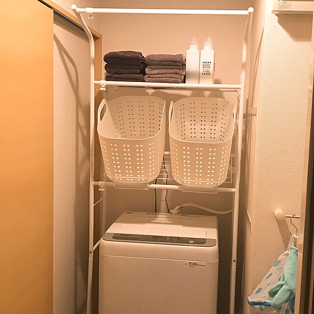 cc.roomのニトリ-洗濯機ラック(6797WH) の家具・インテリア写真