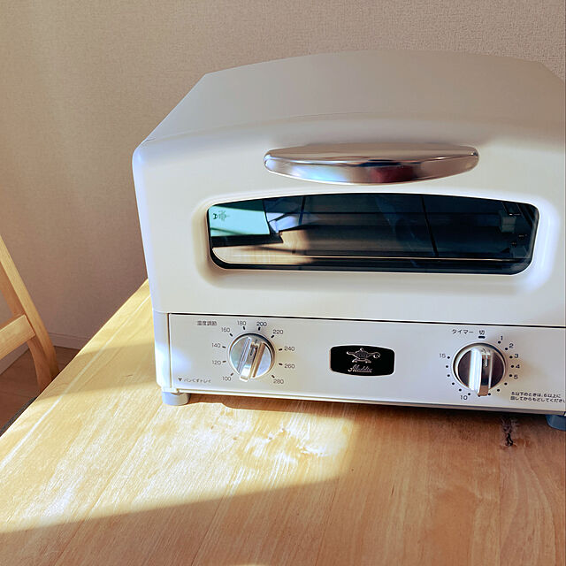 satsukiの日本エー・アイ・シー株式会社-アラジン グリル ＆ トースター 4枚焼き マーナ おさかなスポンジ レシピブック付き (ホワイト)の家具・インテリア写真