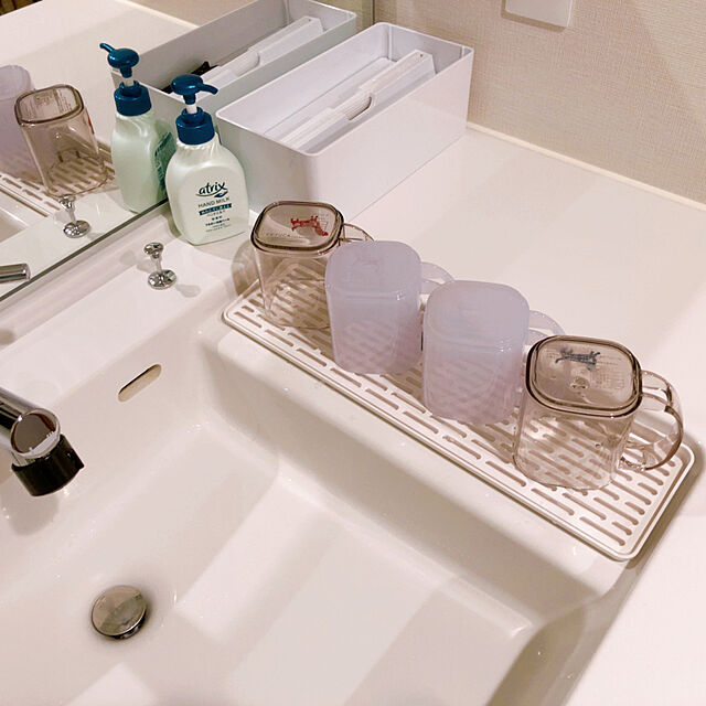 nerikoの-歯ブラシコップ 歯ブラシ立て 歯ブラシスタンド コップ プラスチックコップ 歯磨きコップ[polist ハブラシコップ KEYUCA ケユカ]の家具・インテリア写真