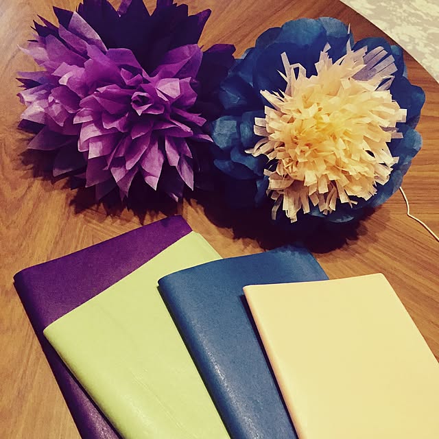 写真付きレビュー メール便対応可能 6冊まで 五色鶴 お花紙 おはながみ 100枚入の通販商品 口コミ情報 Roomclipショッピング