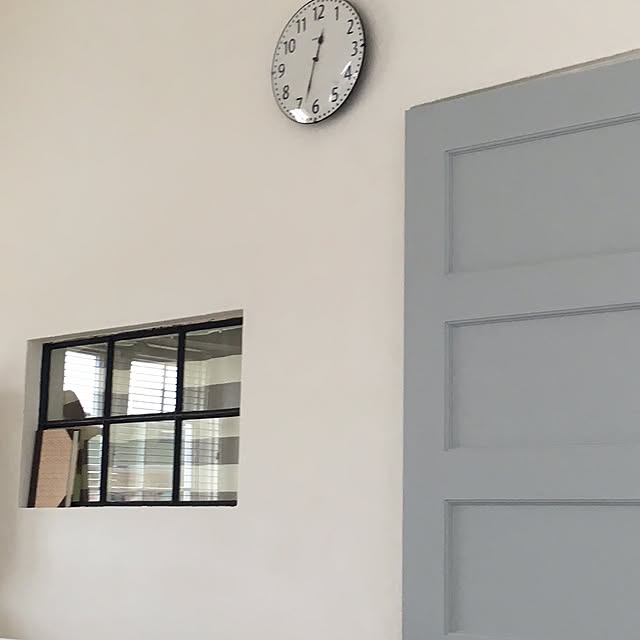 KENの-レトロスタイル 掛け時計 ホワイト【インターフォルム】0252-zk-CL7979whの家具・インテリア写真