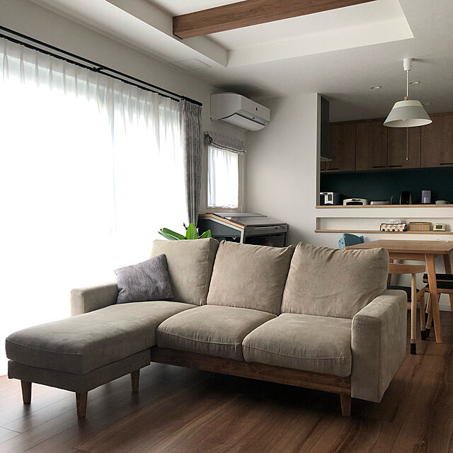 akiのニトリ-カウチソファ(アウロス2) の家具・インテリア写真