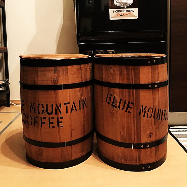 kumobokoriの-コーヒー木樽　（豆だる）　うす茶　（※フタ別売）の家具・インテリア写真