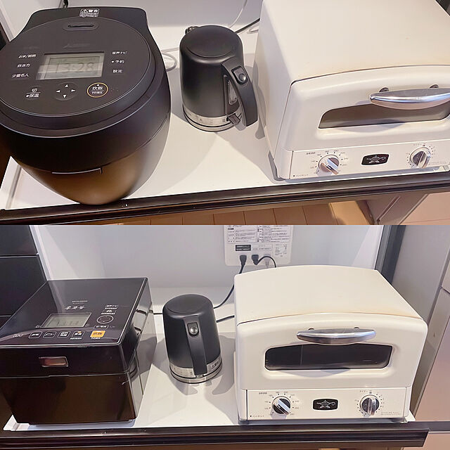 Mayuの-三菱電機 NJ-BW10F-B(NJBW10FB) 5.5合炊き 本炭釜 紬 IHジャー炊飯器の家具・インテリア写真