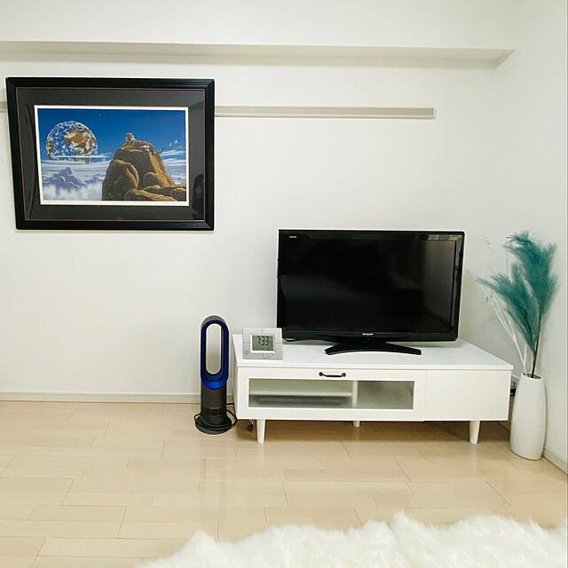 Tanukichiのニトリ-ローボード(ブルーム 137LB WH) の家具・インテリア写真