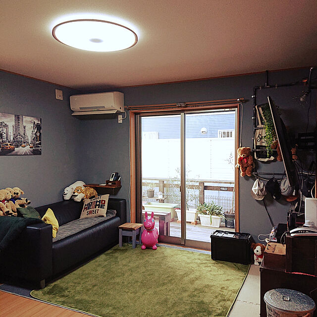 yne130815のニトリ-クッションカバー(バイシクル T) の家具・インテリア写真