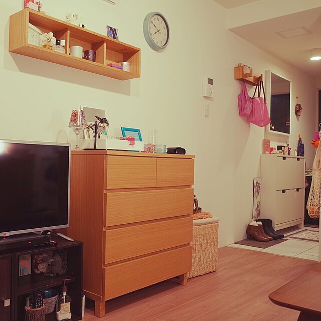 Nanakoのニトリ-オープンBOX(L-キューブボックスDBR)  【玄関先迄納品】 【1年保証】の家具・インテリア写真