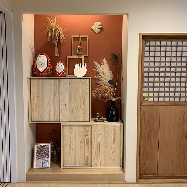 Shiguのイケア-IVAR イーヴァル キャビネット 引き戸付の家具・インテリア写真