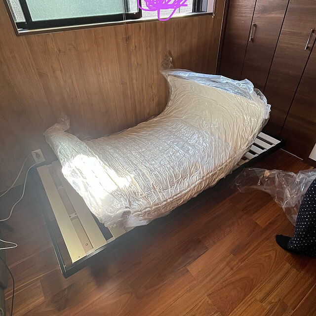 sevenhunterのアイリスオーヤマ-すのこベッド 3段階高さ調節 S  の家具・インテリア写真