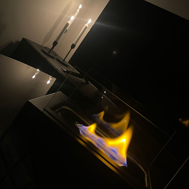 mayaのThinker-卓上暖炉,卓上ポータブルエタノール暖炉 インドア/アウトドア ポータブル 本物の炎 煙が出ないファイヤーピット、ブラック…の家具・インテリア写真